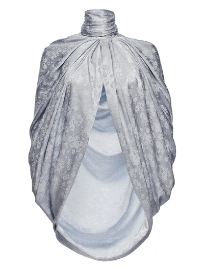 Shop Magda Butrym Grey Medford Cape In White