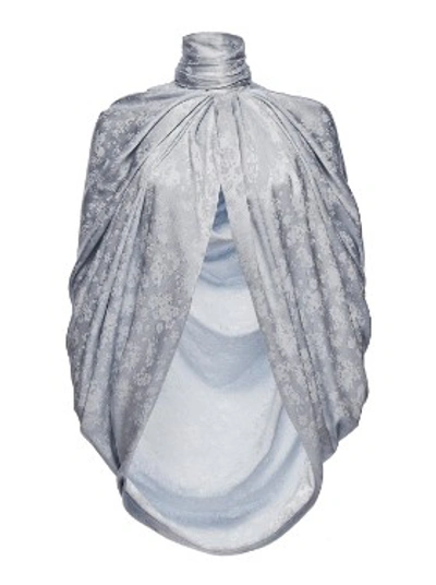 Shop Magda Butrym Grey Medford Cape In White