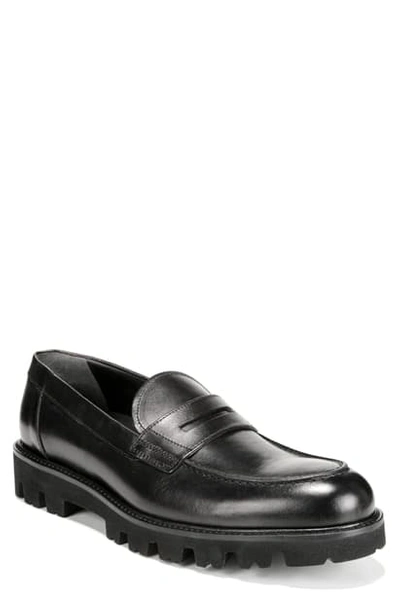 Shop Vince Comrade Loafer In Black