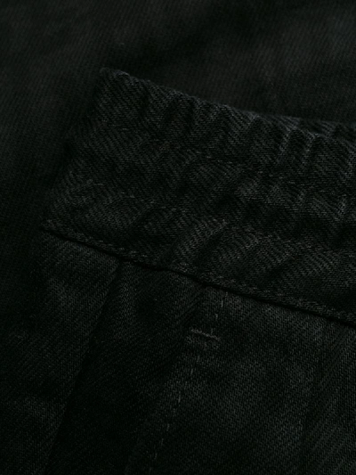 Ermenegildo Zegna Tapered-jeans Mit Kordelzug In Black