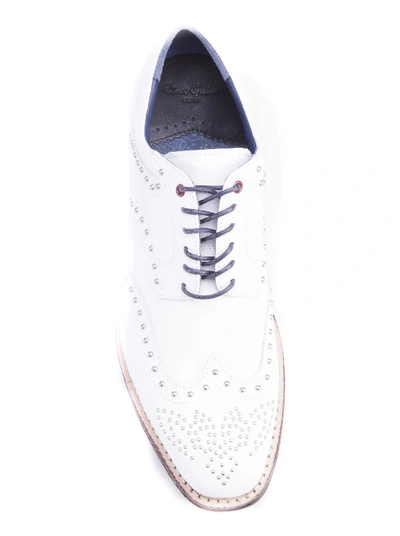 Shop Robert Graham Limited Edition Studded Golf Shoes In White