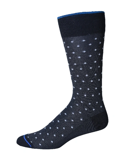Shop Robert Graham Greene Socks In Charcoal