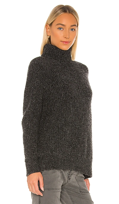 Shop Nili Lotan Douglass Sweater In Charcoal