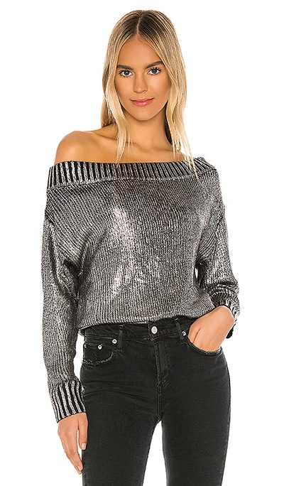 Shop Superdown Marla Sweater In Metallic