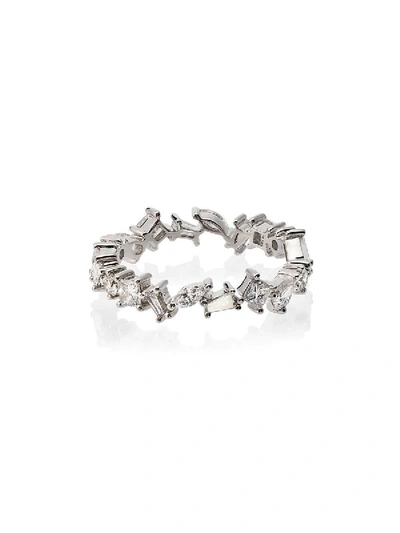 Shop Rosa De La Cruz 18kt White Gold Diamond Ring