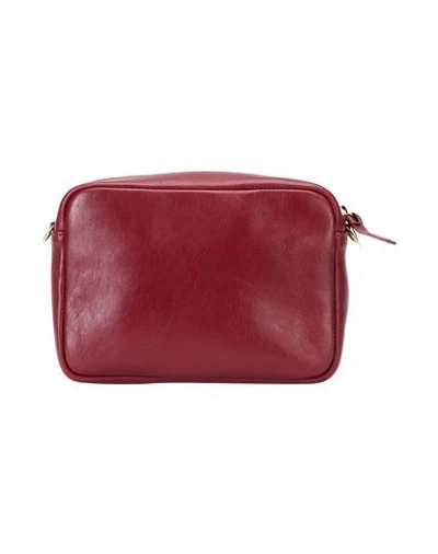 Shop Clare V Handbags In Maroon