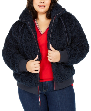 tommy hilfiger coats plus size