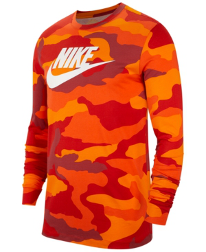 nike orange camo shirt
