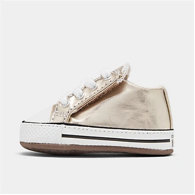 Shop Converse Girls' Toddler Pearlized Party Chuck Taylor All Star Cribster Crib Shoes In Brown