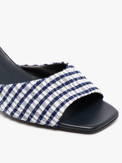 Shop Neous Blue Talum 60 Gingham Sandals