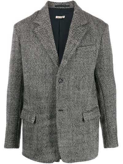 MARNI CHEVRON WEAVE BLAZER 