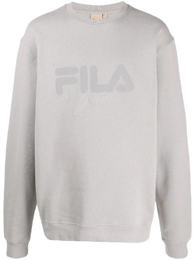Shop Astrid Andersen X Fila Simon Sweatshirt In Grey