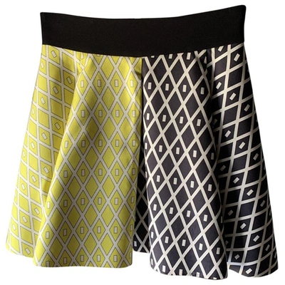 FAUSTO PUGLISI Pre-owned Silk Mini Skirt In Multicolour