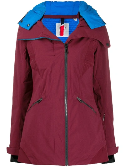 Shop Rossignol Cadran Long Ski Jacket In Red