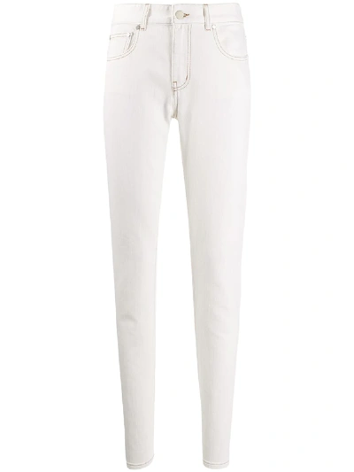 Shop Joseph Cloud Denim Skinny Jeans In White