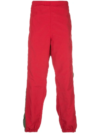 Shop Supreme Side Logo Track Pants In Red