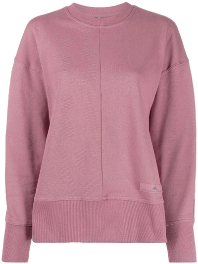 Shop Adidas By Stella Mccartney Athletics Side-slit Sweatshirt In Pink