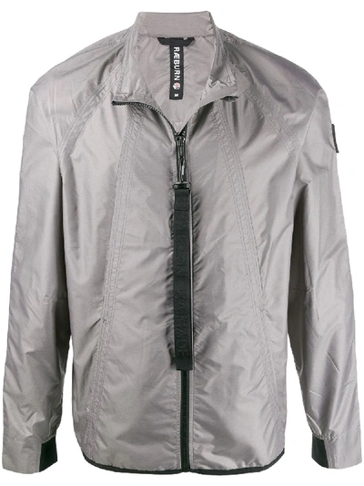 Shop Raeburn Zipped Lightweight Jacket In Grey