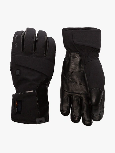 Shop Kjus Black Bt 2.0 Ski Gloves