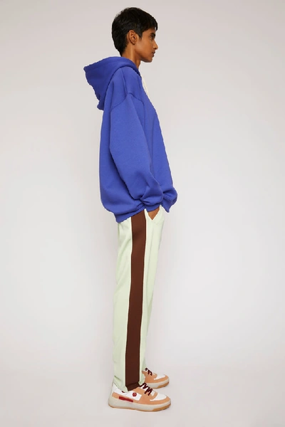 Shop Acne Studios Oversized Hooded Sweatshirt Electric Blue