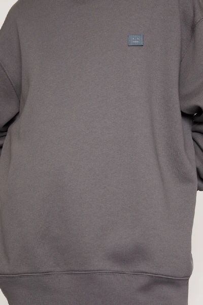 Shop Acne Studios Oversized Sweatshirt Stone Grey