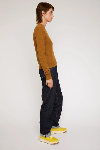 Shop Acne Studios Crewneck Sweater Caramel Brown