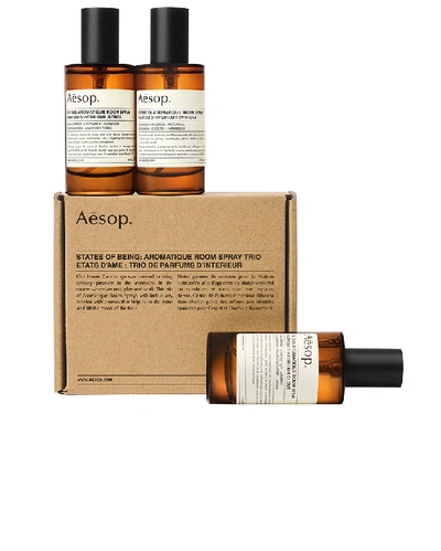 Shop Aesop Room Sprays Trio In Istros, Cynthera & Olous