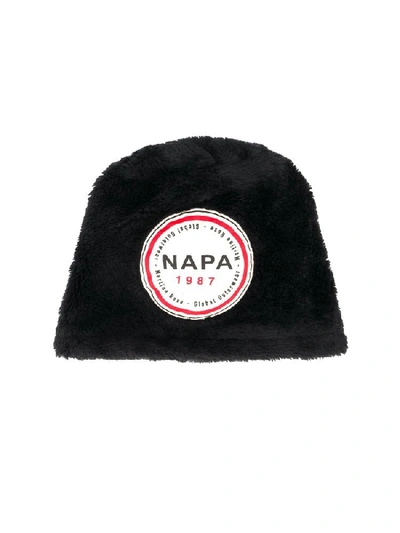 Shop Napa By Martine Rose Black Acrylic Hat