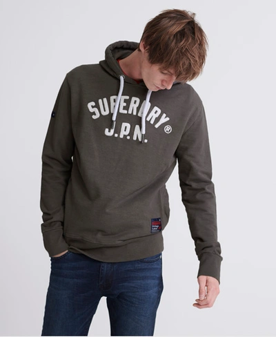 Shop Superdry Japan Classic Hoodie In Grey