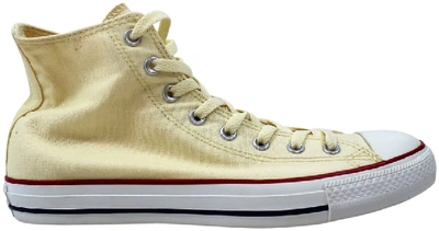 Pre-owned Converse  All Star Hi Natural White