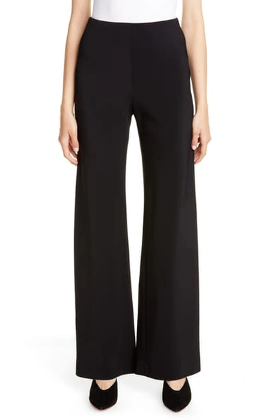 Shop Rosetta Getty Stretch Jersey Pants In Black