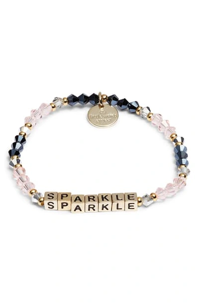 Shop Little Words Project Sparkle Bracelet In Belle Gold