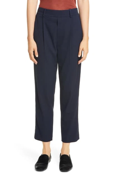 Shop Vince Side Stripe Pull-on Trousers In Baltic