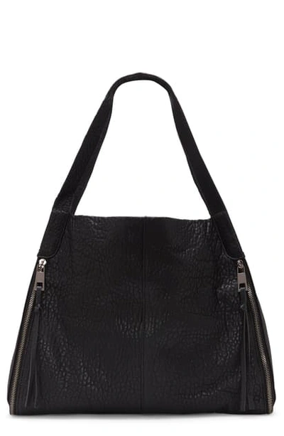 Vince Camuto Zani Leather Tote In Onyx ModeSens