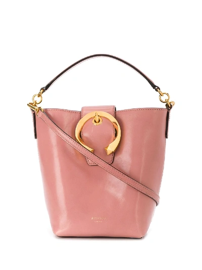 Shop Jimmy Choo Madeline Bucket Bag In Pink