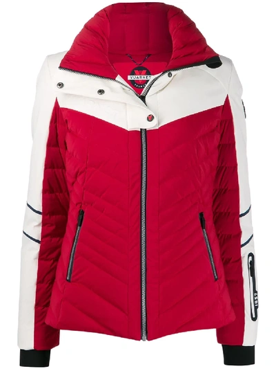 Shop Vuarnet Dobratz Ski Down Jacket In Rot