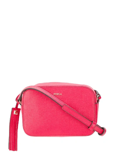 Shop Furla Mimi Crossbody Bag In Red