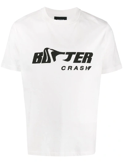 Shop Botter Logo T-shirt In White