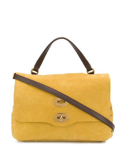 Shop Zanellato Postina Studded Tote Bag In Yellow
