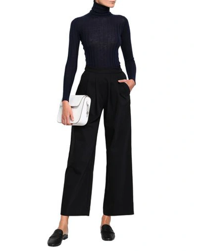 Shop Madeleine Thompson Turtleneck In Dark Blue