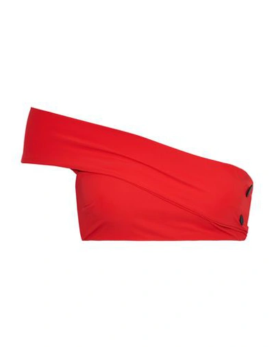 Shop Alix Bikini Tops In Red