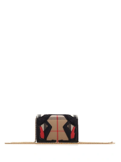 Shop Burberry Vintage Check Card Case In Multi
