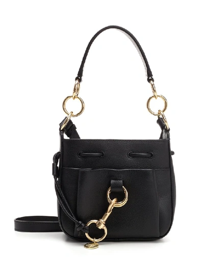 Shop See By Chloé Small Tony Bucket Bag In Black