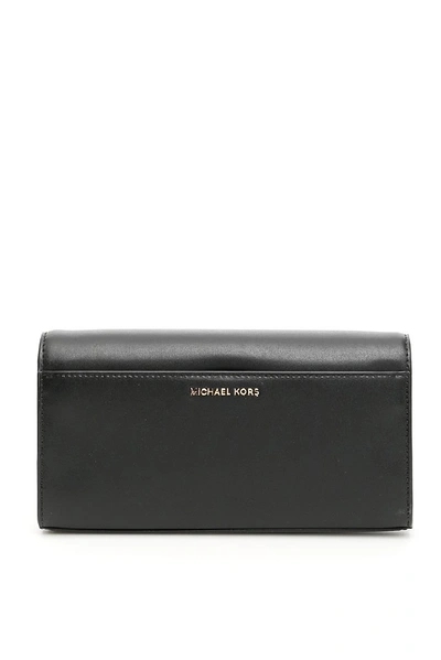 Shop Michael Michael Kors Embellished Clutch Bag In Black