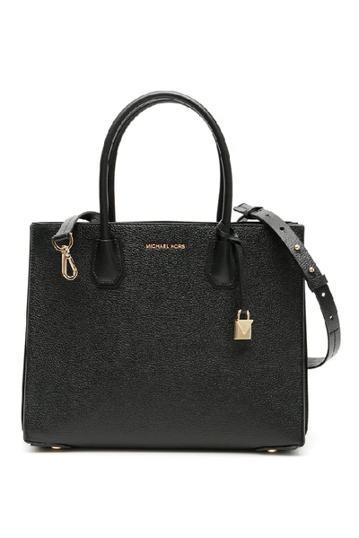 Shop Michael Michael Kors Mercer Tote Bag In Black