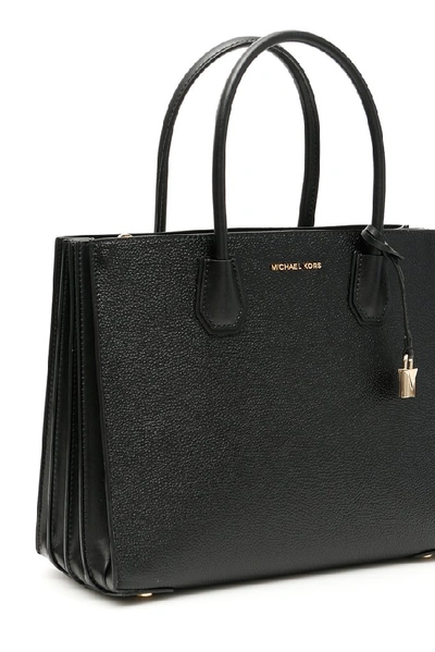 Shop Michael Michael Kors Mercer Tote Bag In Black