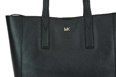 Shop Michael Michael Kors Junie Tote Bag In Black