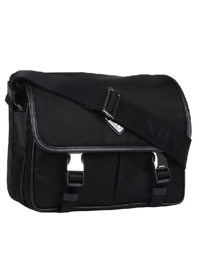 Shop Prada Messenger Bag In Black