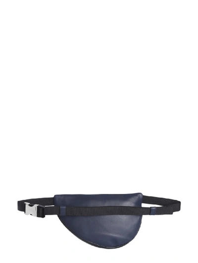 Shop Alexander Mcqueen Logo Belt Bag In Blue