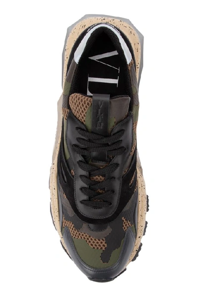 Shop Valentino Garavani Bounce Low Top Sneakers In Multi